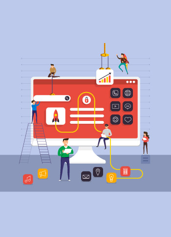 Static and dynamic business website layouts on multiple devices created by Salasar Technologies